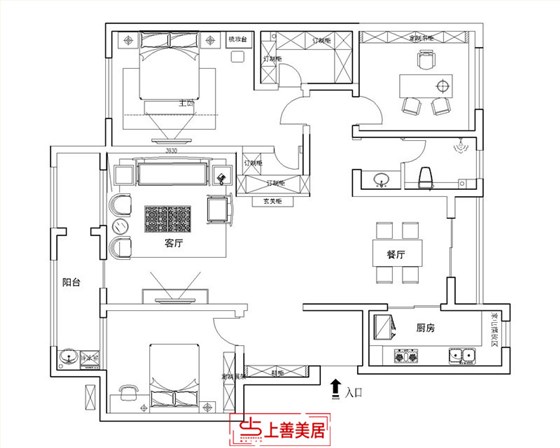 中基禧悦府平面布局图