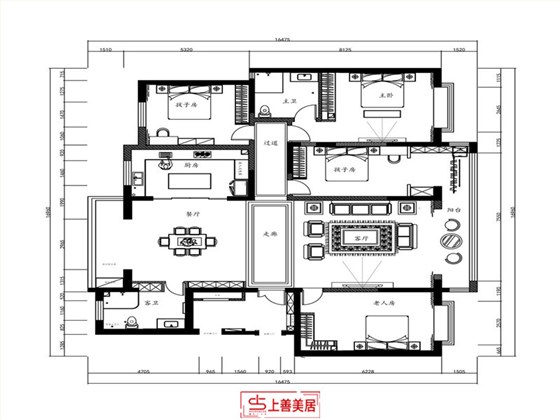 上东壹号平面布局图