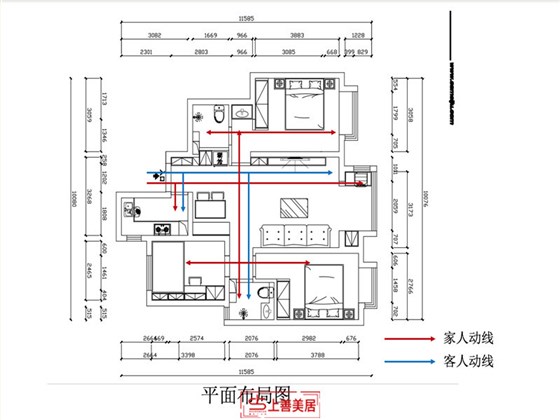 广安云棠110平行走动线图