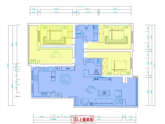 欧陆园动静分区