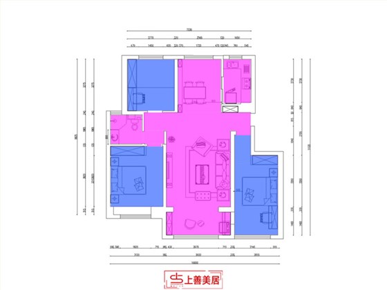 润德天悦城动静分区