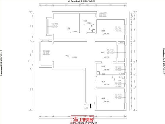 东南智汇城/135㎡原始户型