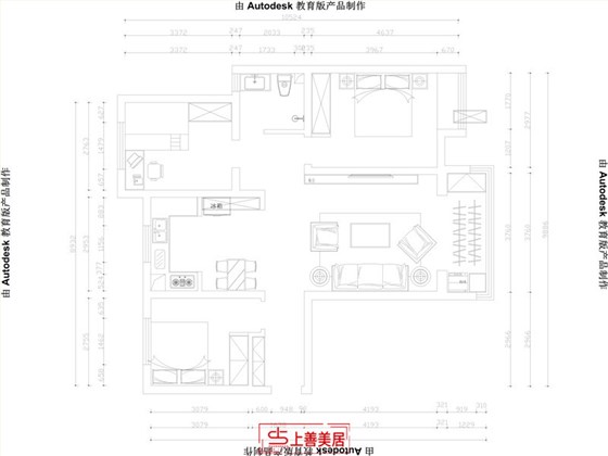 博雅盛世现代风格户型图