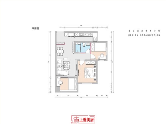 盛世御城91平现代风格户型图