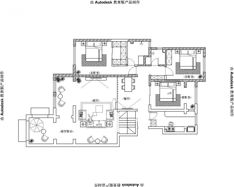 国赫紅珊湾11-1-202户型分析-Model