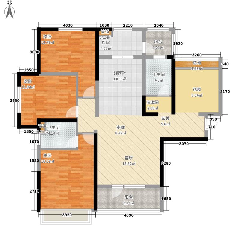 国源和天下3室0厅2卫1厨167.00㎡户型图