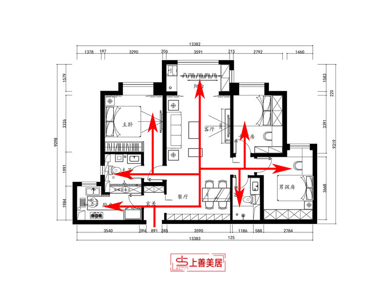 德贤公馆/122㎡/简美