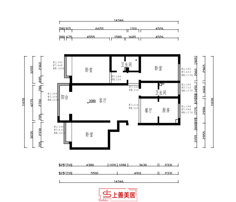 金域华府/156㎡/新中式