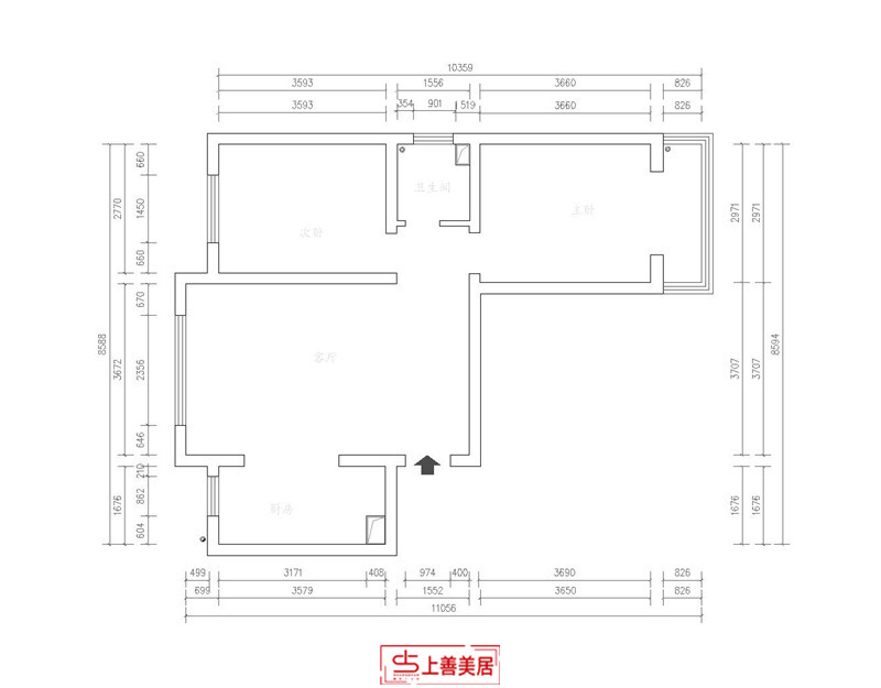 盛世华庭/78㎡/现代风