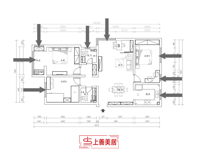 熙悦园/138㎡/现代风