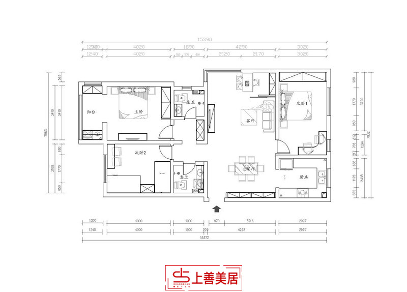 熙悦园/138㎡/现代风