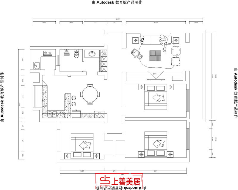 长荣小区/120㎡/现代