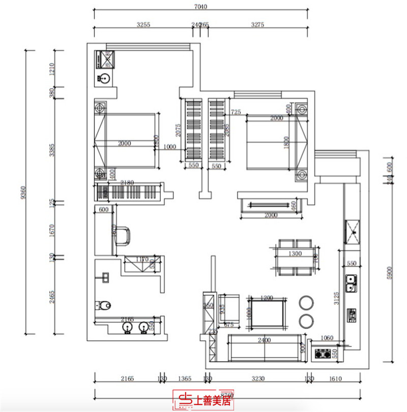 林荫大院/100㎡/新中式