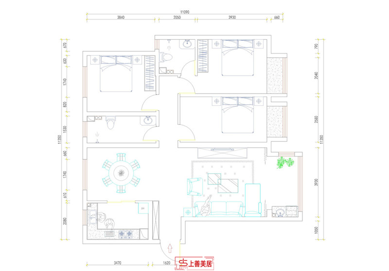 东南智慧城/145㎡/简约