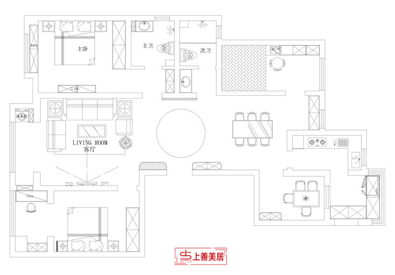 天悦城/港式风格/138平米