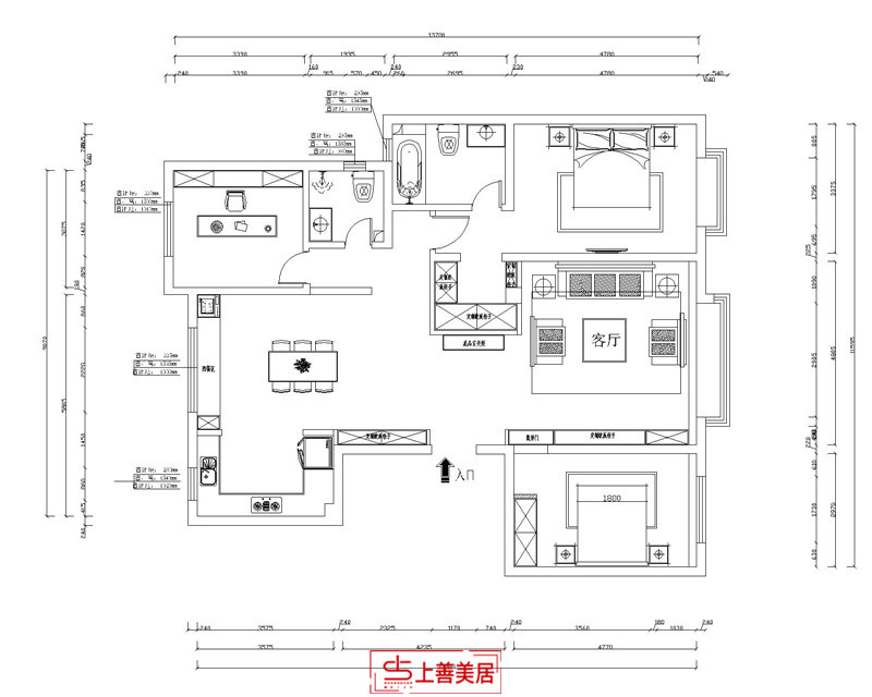 鑫界王府/168㎡/轻奢