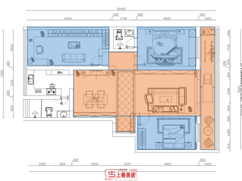 华业小区动静分区图