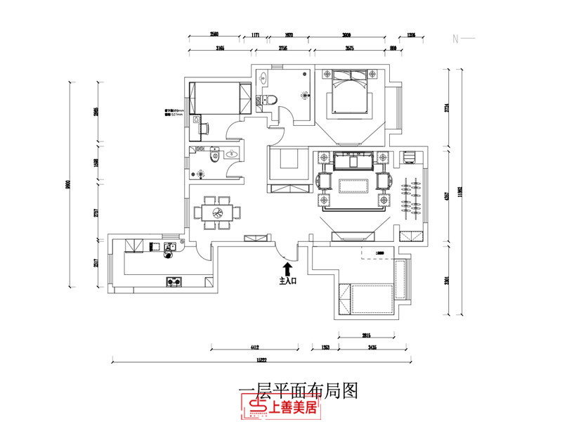 保利拉菲顶跃/210㎡/中式