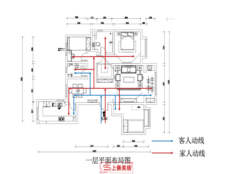 保利拉菲顶跃/210㎡/中式