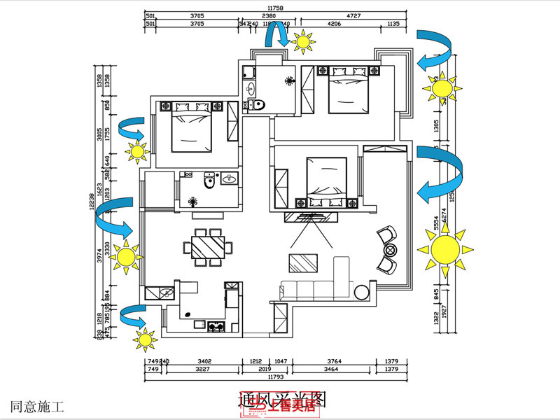 盛邦大都会/139㎡/中式