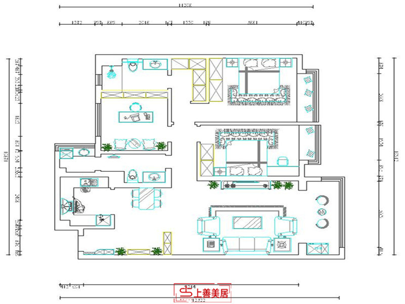 恒大林溪郡/140㎡/新中式