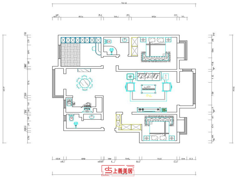 润泽天域/110㎡/后现代