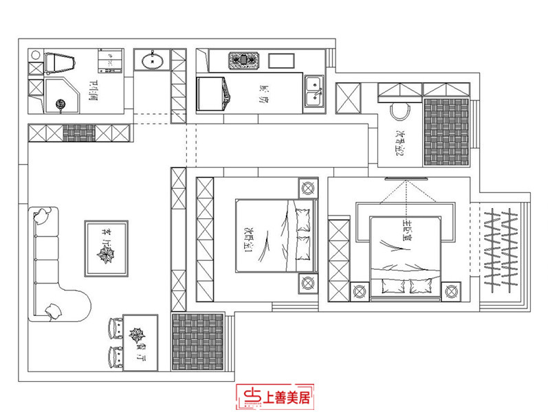 翰林观天下/100㎡/现代