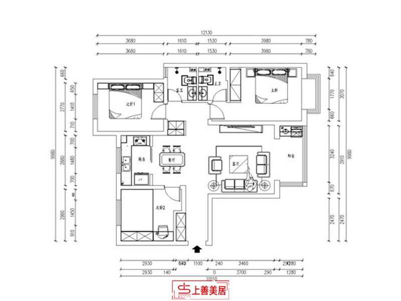 凤庭华府/127㎡/现代轻奢