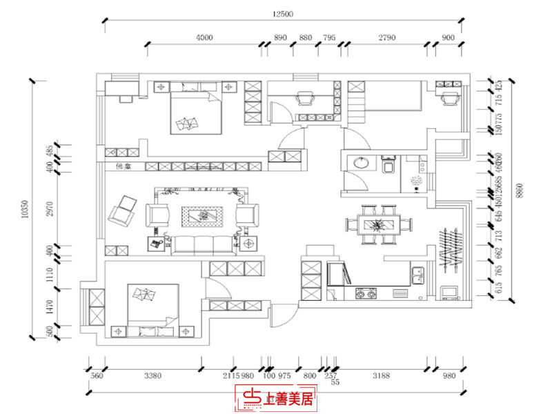 润都融园/三室/现代轻奢