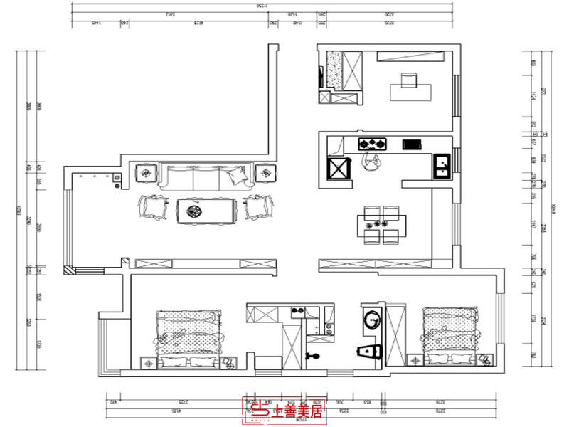 东南智汇城/126㎡/现代