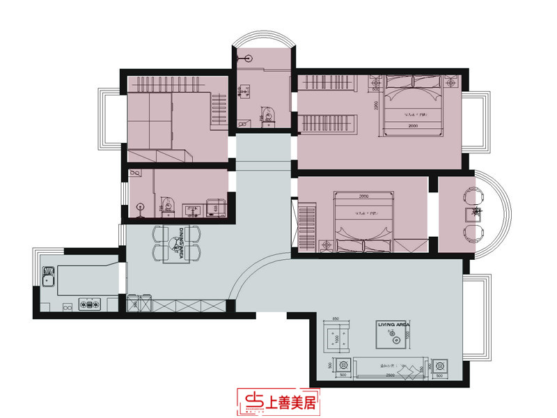 香榭苑/140㎡/现代