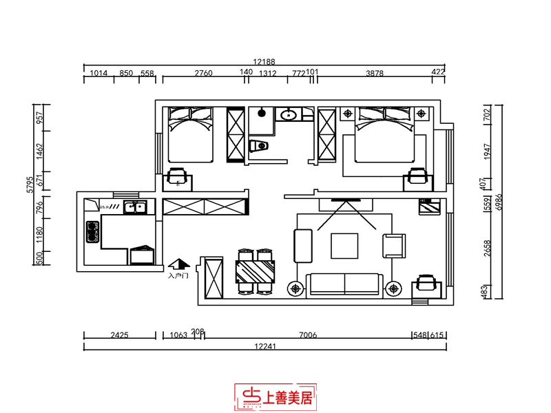 国赫天著/95㎡/现代