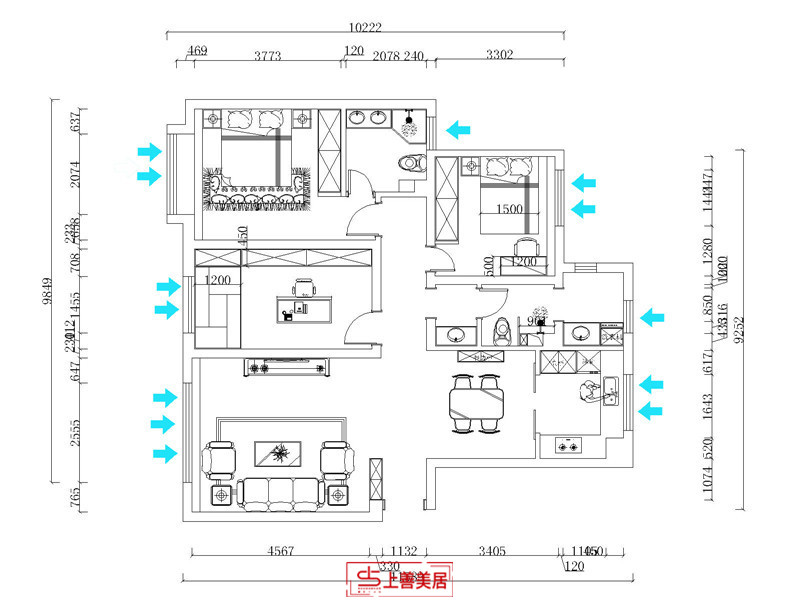 国赫天著/130㎡/新中式