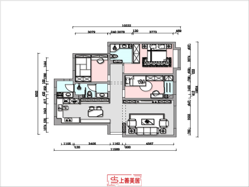 国赫天著/135㎡/北欧