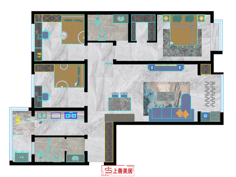 荣盛城/130㎡/现代