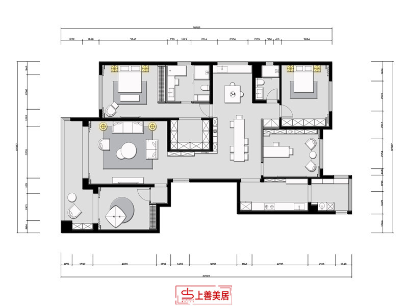 恒大御景半岛/240㎡/现代