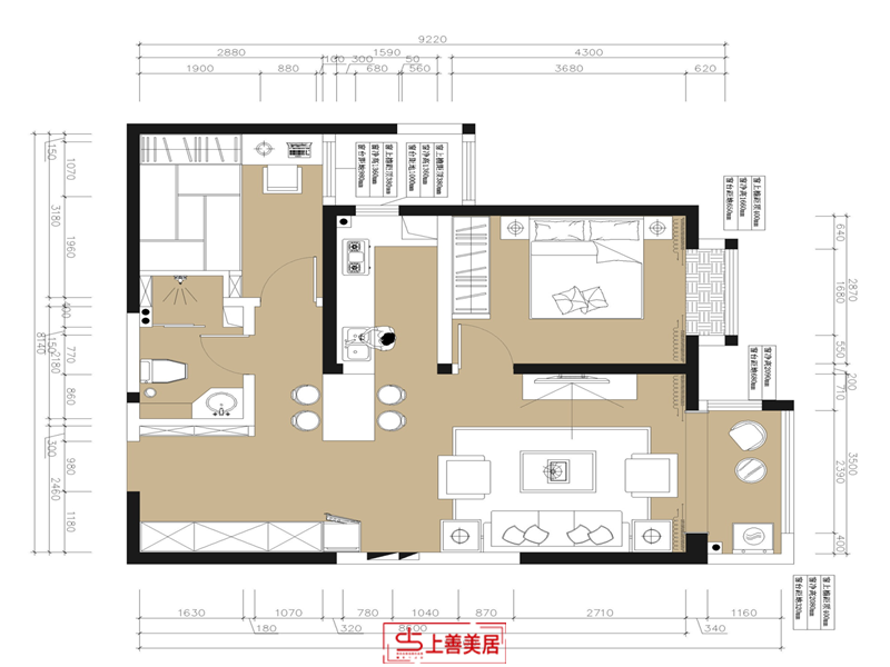 天洲视界城/69㎡/现代