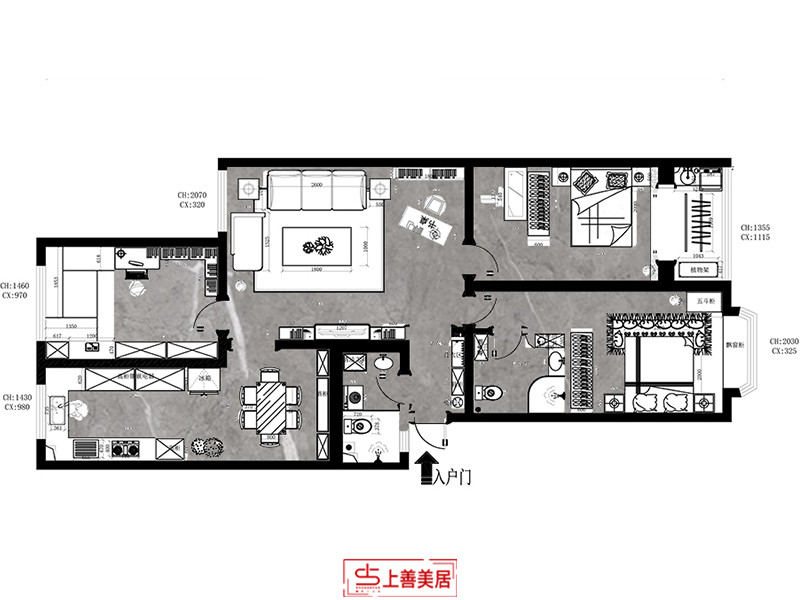 金元小区/140㎡/现代