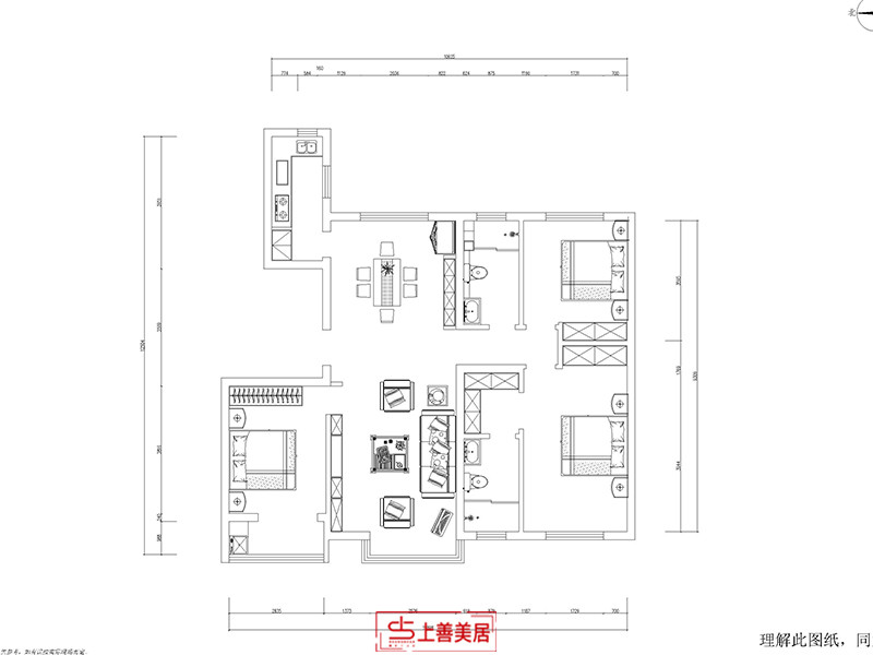 西美花盛/160㎡/现代