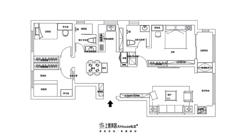 金地玺悦府/132㎡/轻法