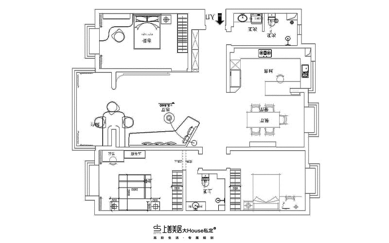 信通花园/135㎡/简约